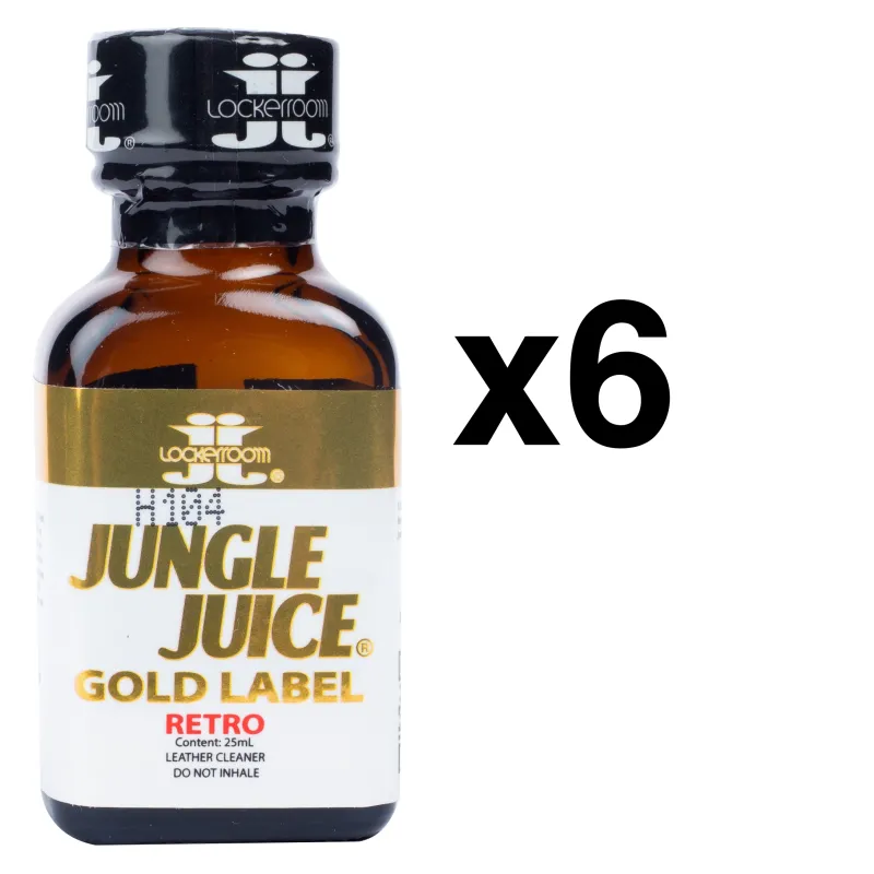 Locker Room JUNGLE JUICE GOLD RETRO 25ml x6